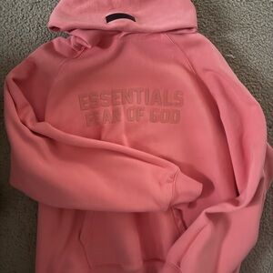 Essentials Fear of God coral Hoodie